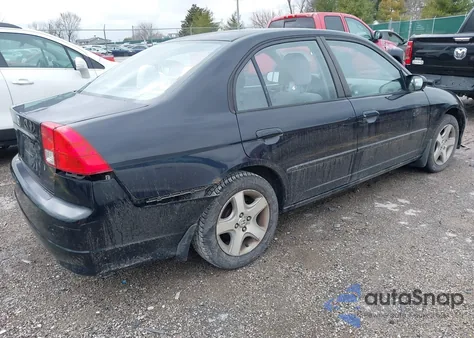 2004 Honda Civic Ex from USA, damaged, VIN 2HGES25864H546928